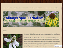 Tablet Screenshot of albuquerqueherbalism.com